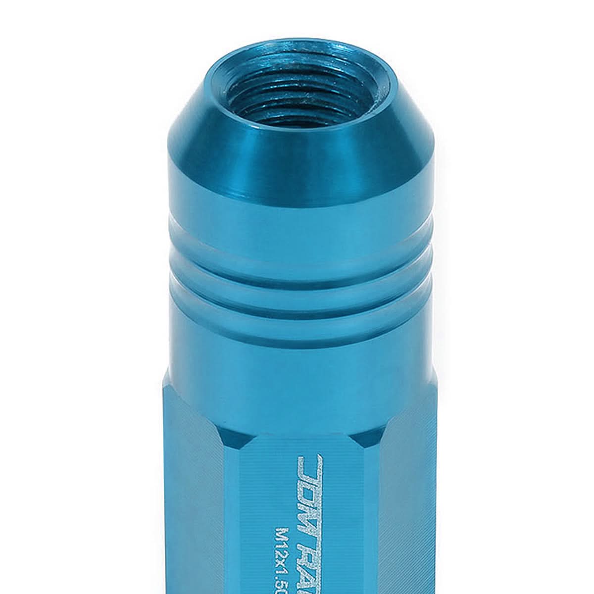 M12 x 1.5 Extended Closed End Lug Nuts 50mm Tall Aluminum 20pc Set
