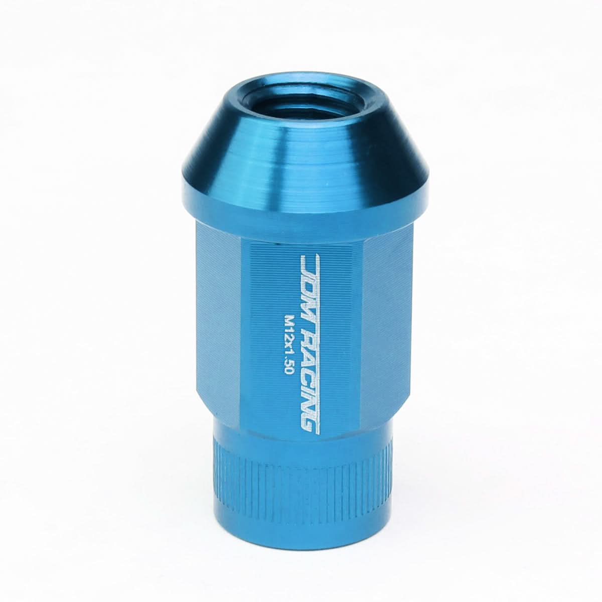 M12x1.5 Extended Acorn Lug Nuts - 44mm Aluminum - Light Blue 20pc