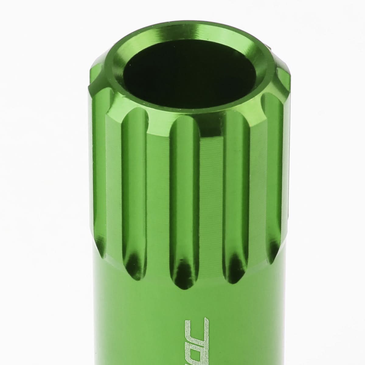 M12 x 1.25 Extended Open End Lug Nuts with Locks - Aluminum