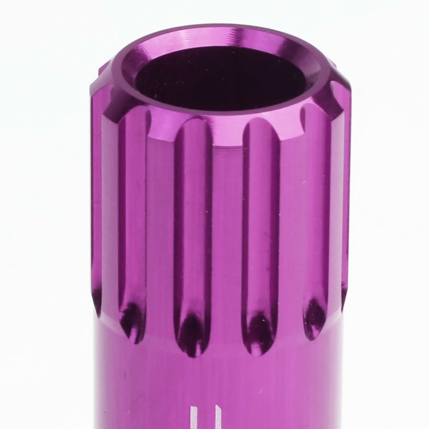 M12 x 1.5 Extended Purple Lug Nuts Set - 16 Pcs + 4 Locks Aluminum