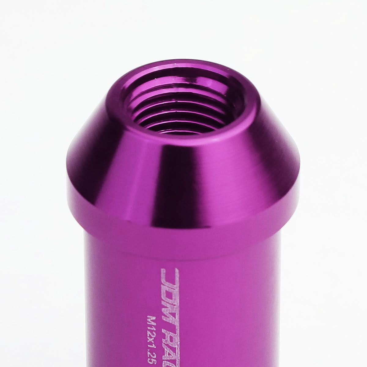 Purple Aluminum Lug Nuts M12x1.25 L40 Style Extended 20pc Set