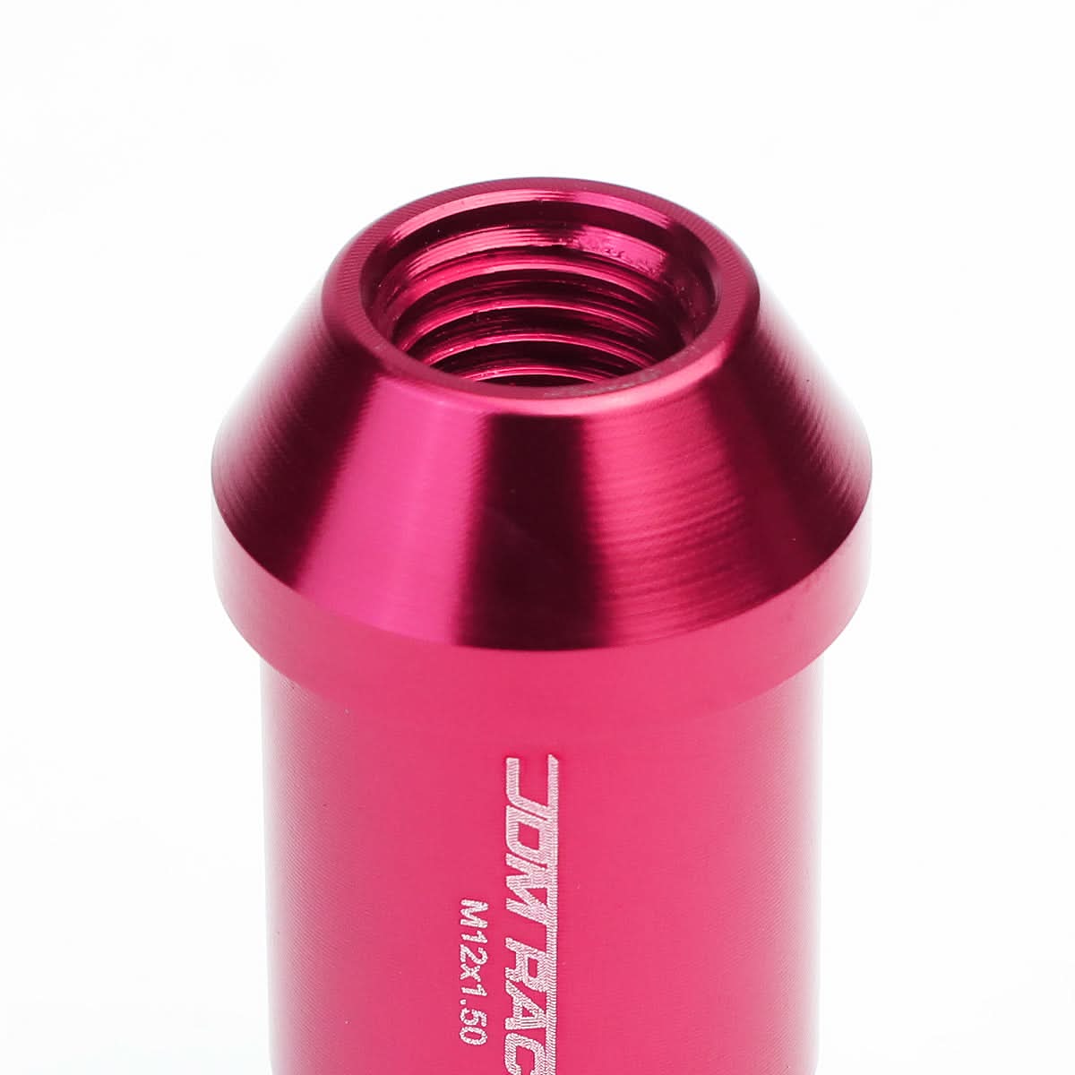 L40 Style Extended Open End Aluminum Lug Nuts M12x1.5 20pc Pink