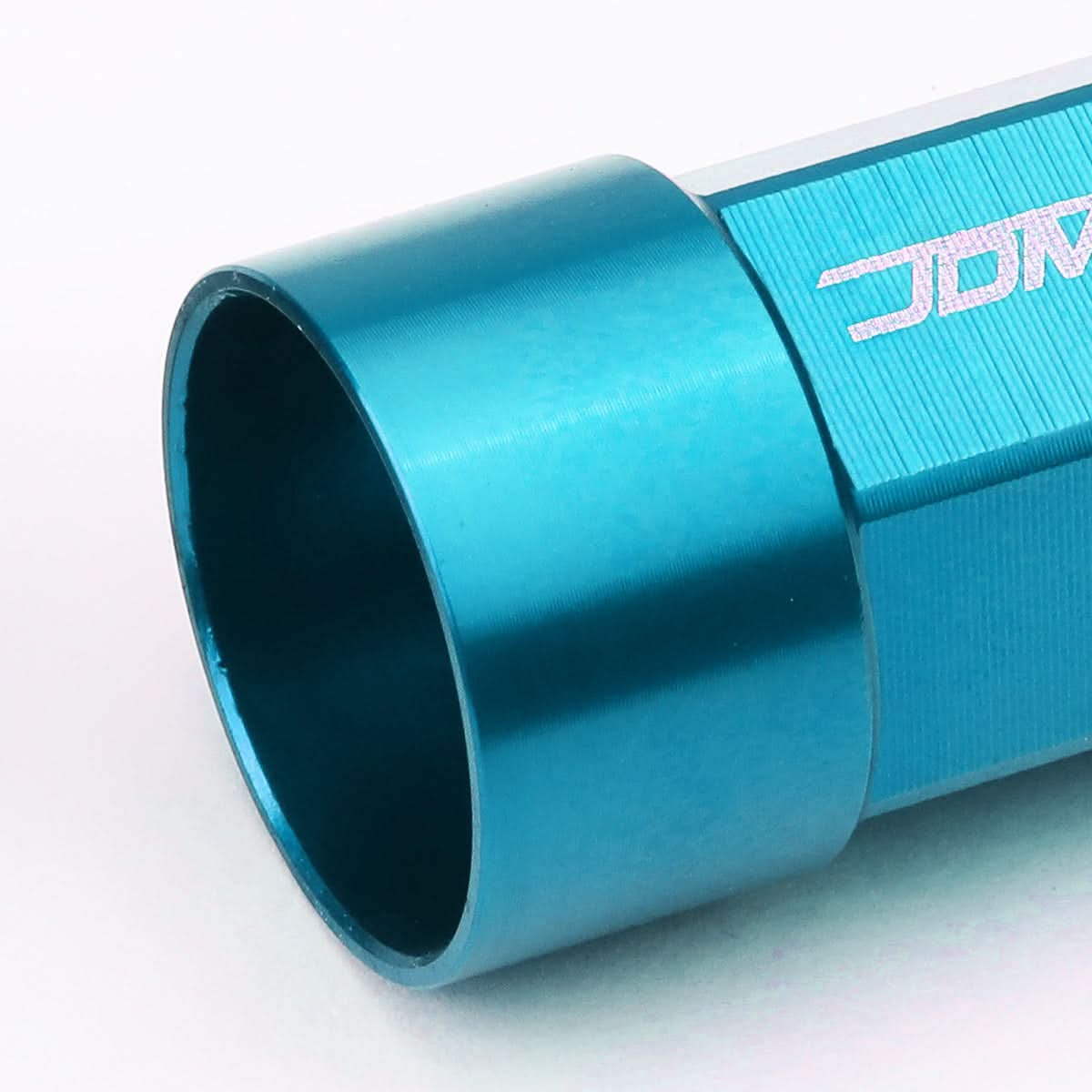 M12 x 1.25 Extended Aluminum Lug Nuts Set - Light Blue