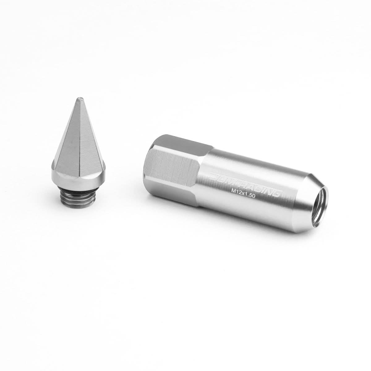 M12 x 1.5 Spike Lug Nuts 20pc Set 60/90mm Aluminum