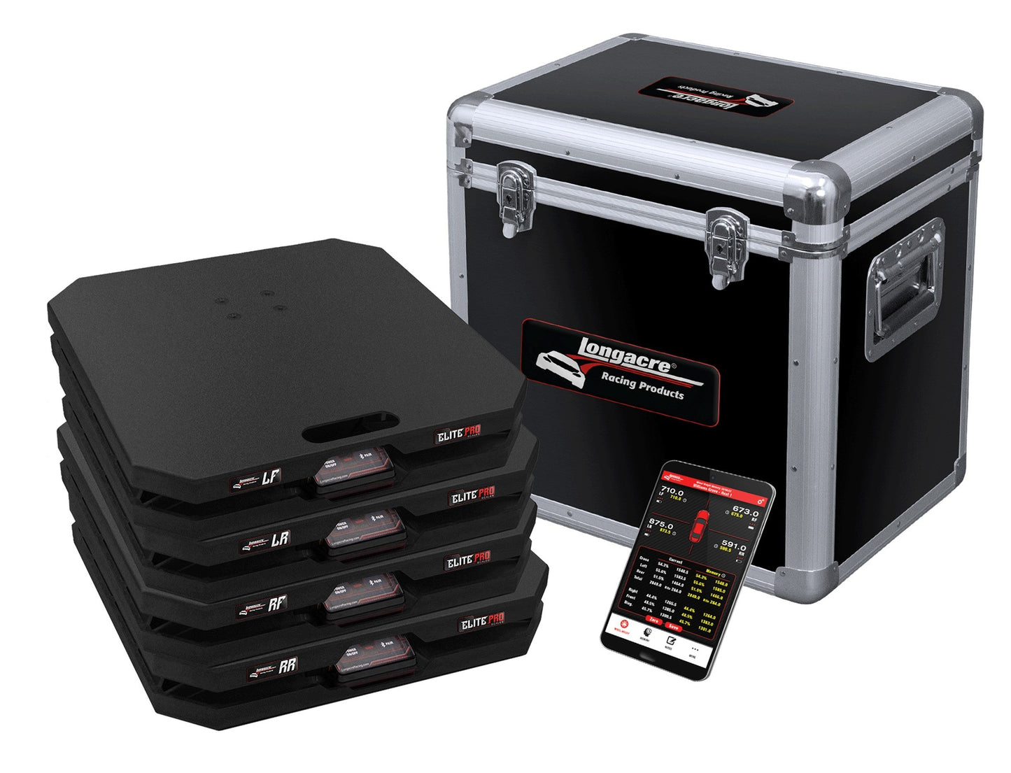 Longacre Scale Set Elite Wireless 15in Pads 1500lbs 52-82715