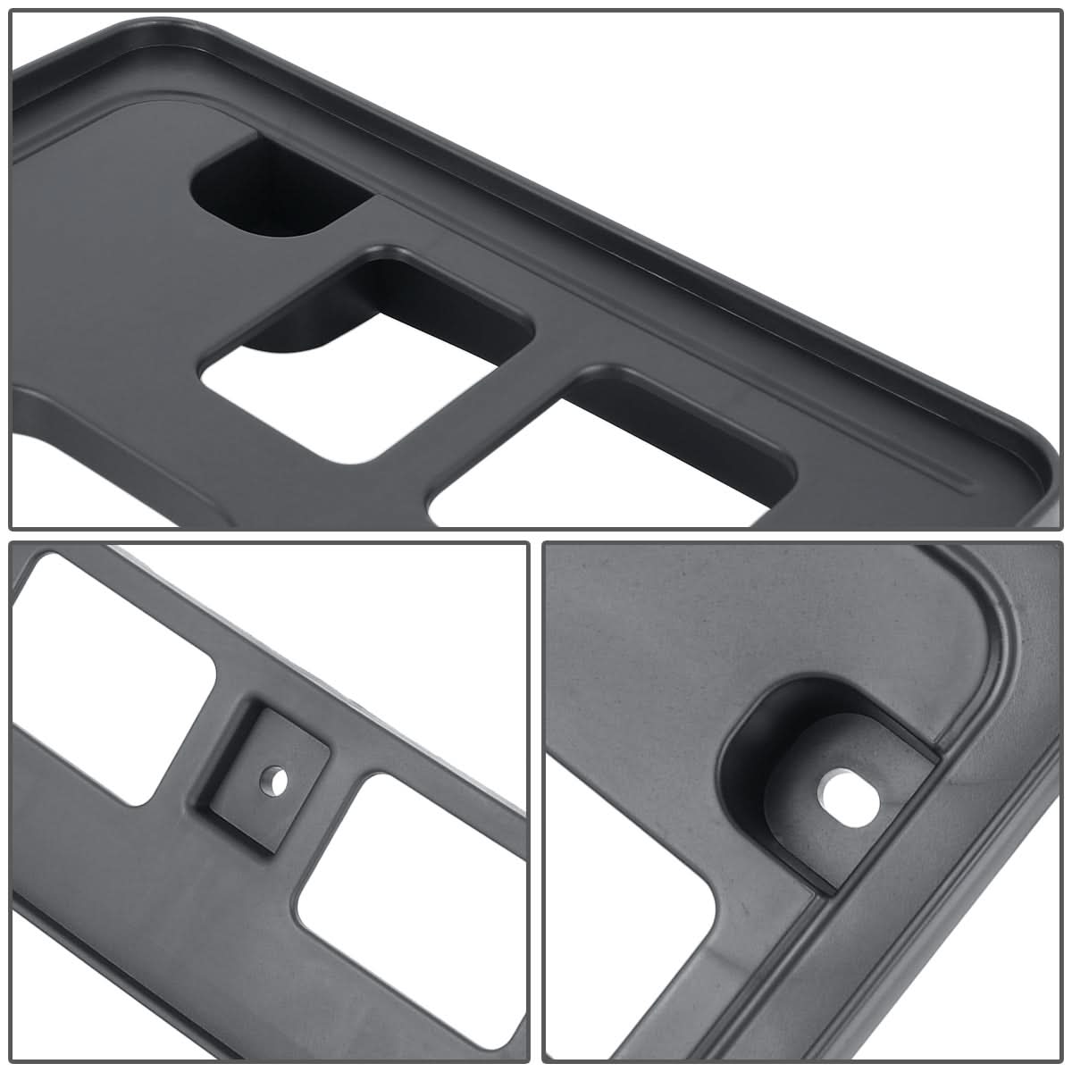 2015-2017 Acura TLX Front License Plate Mounting Bracket - Black