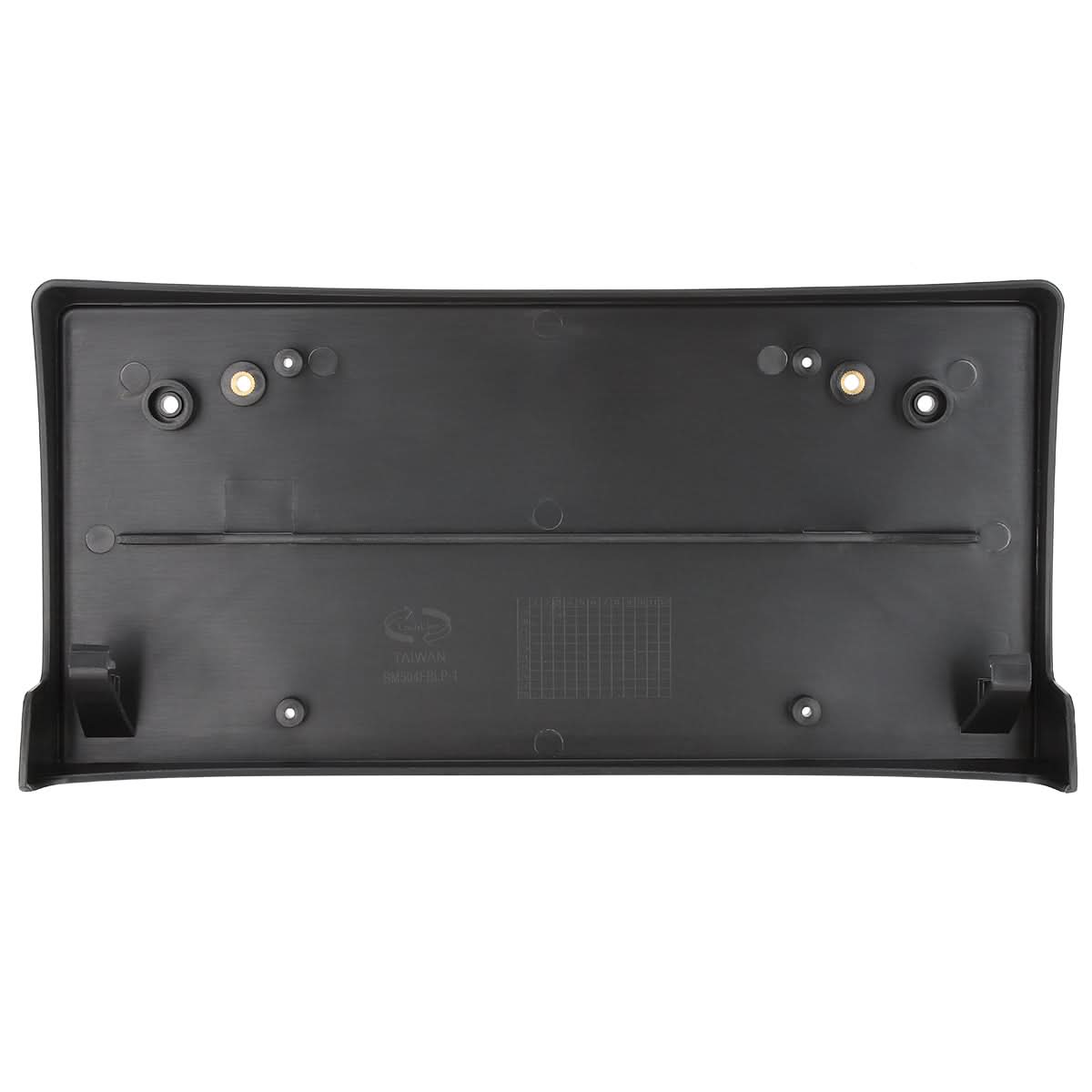 04-10 BMW 5-Series Front License Plate Mounting Bracket - Black
