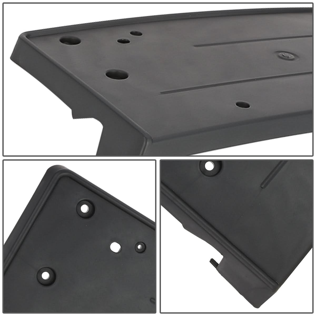 2013-2015 BMW X1 Front License Plate Mounting Bracket - Black