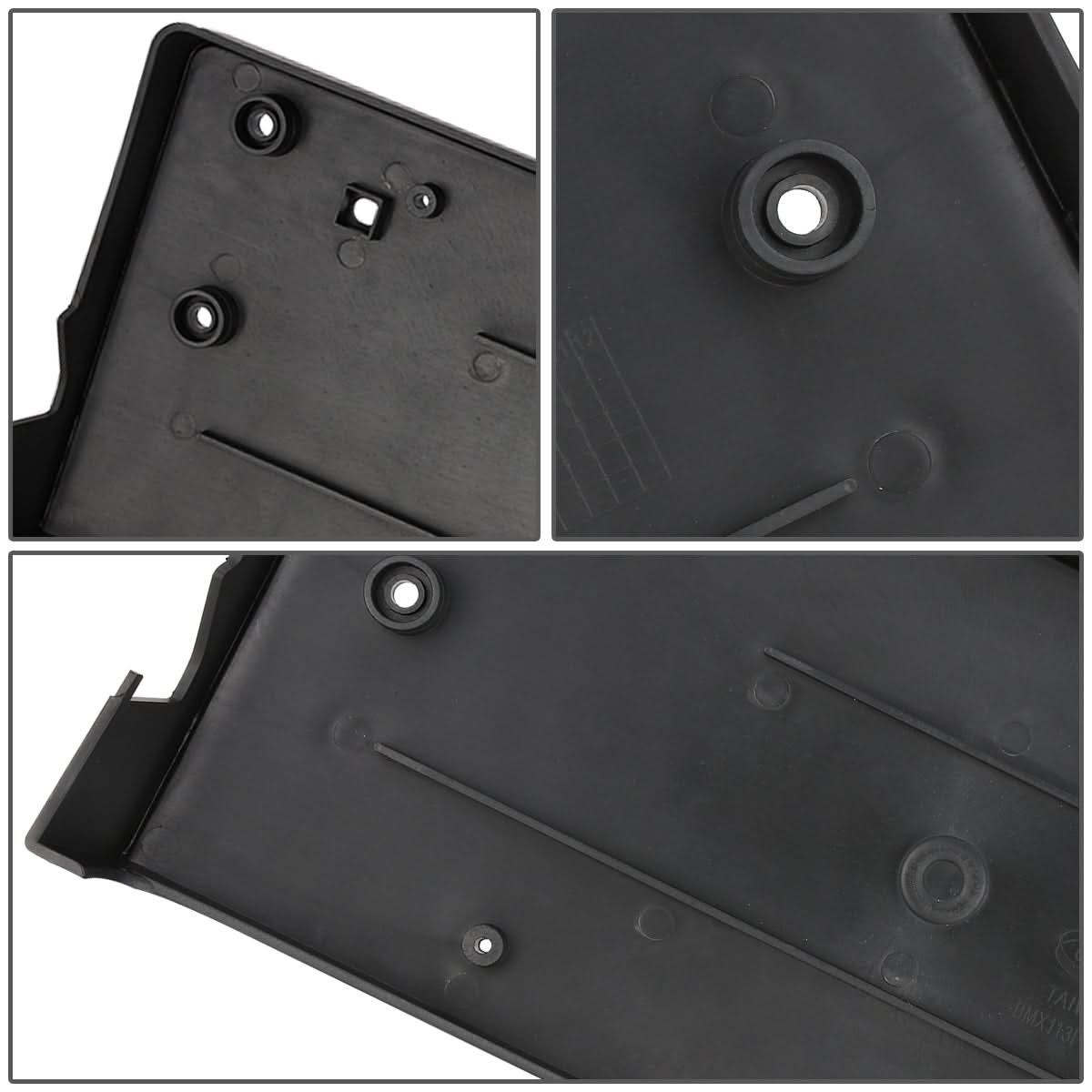 2013-2015 BMW X1 Front License Plate Mounting Bracket - Black