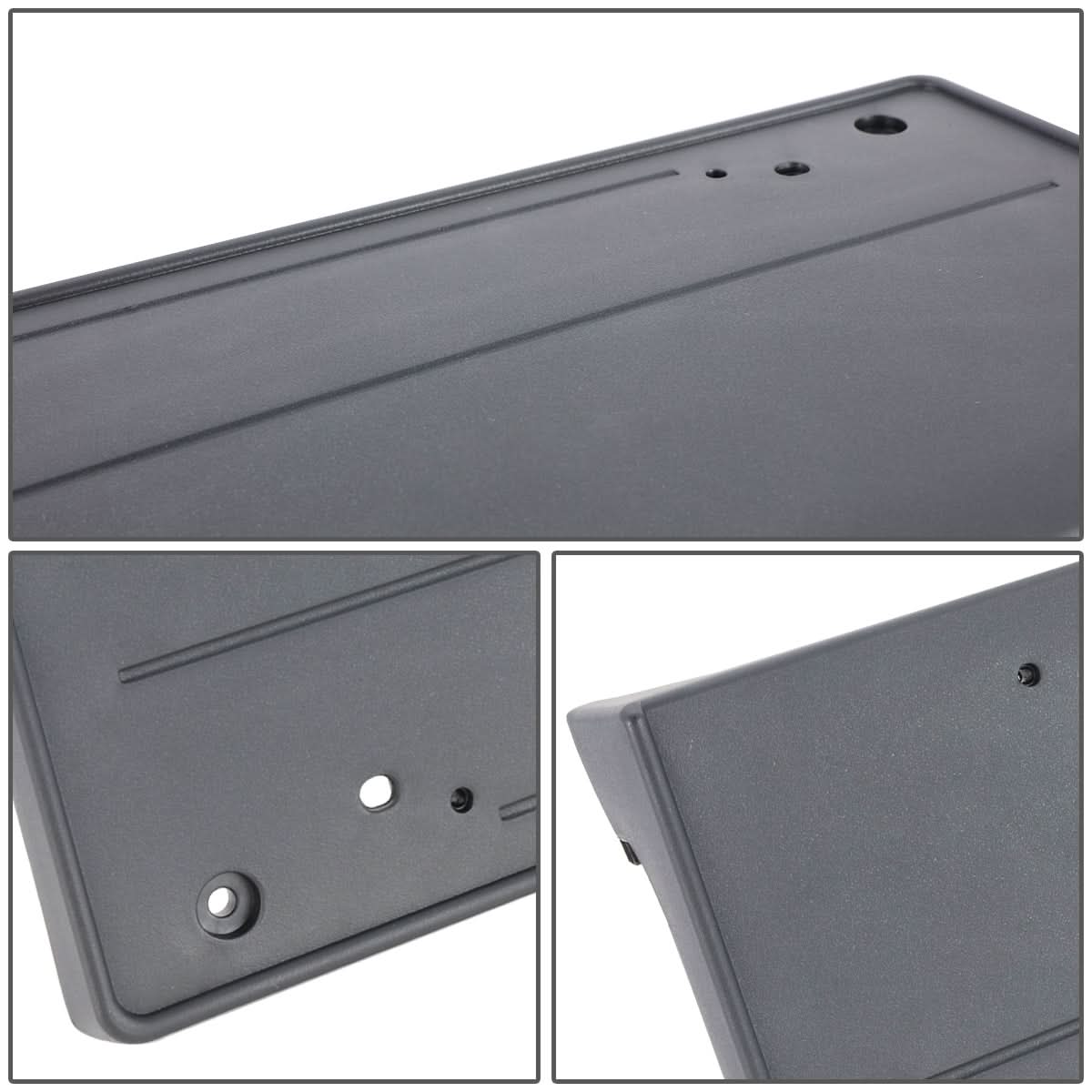 2012 BMW X1 Front License Plate Mounting Bracket - Black
