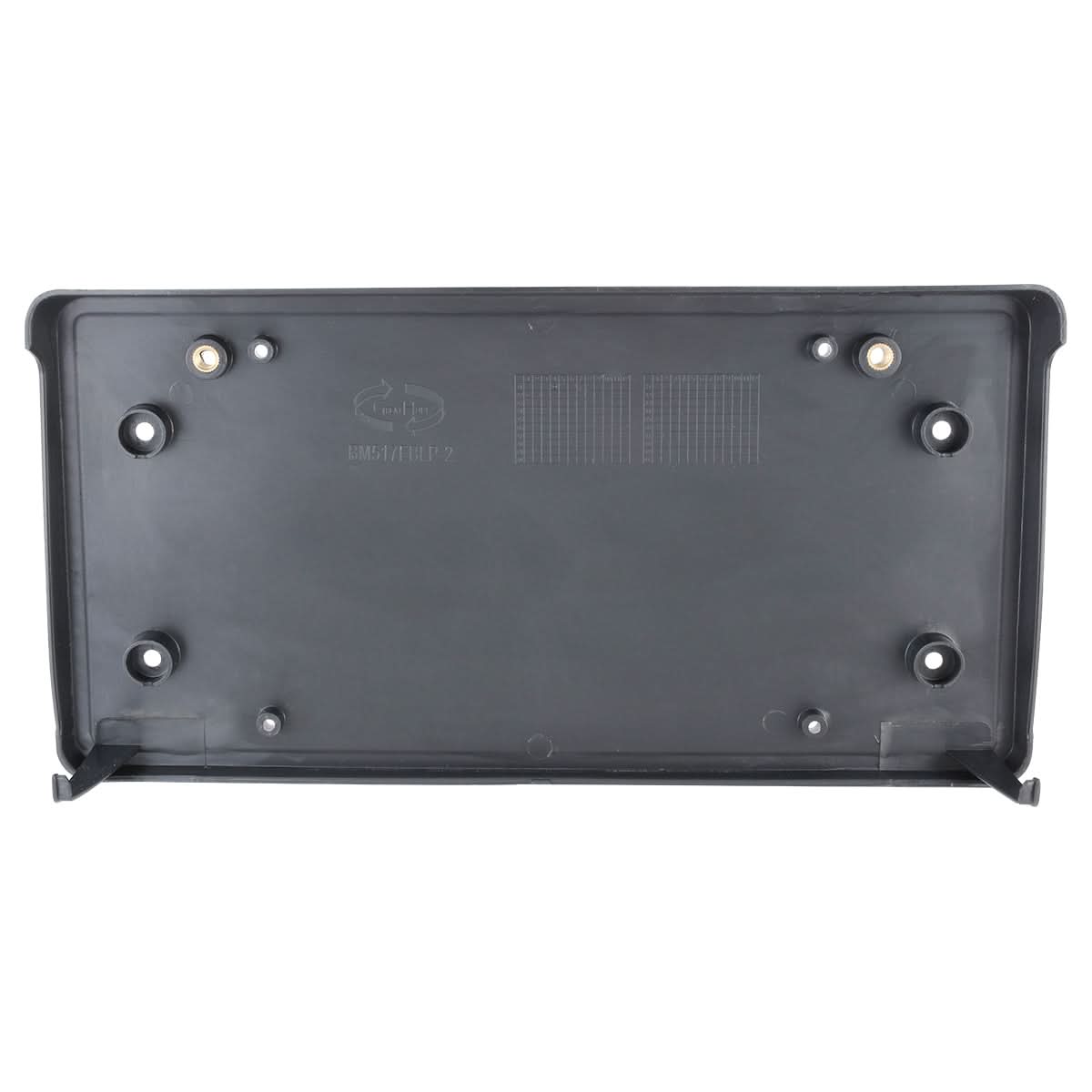 2016-2018 BMW 740i/750i Front License Plate Mounting Bracket Black