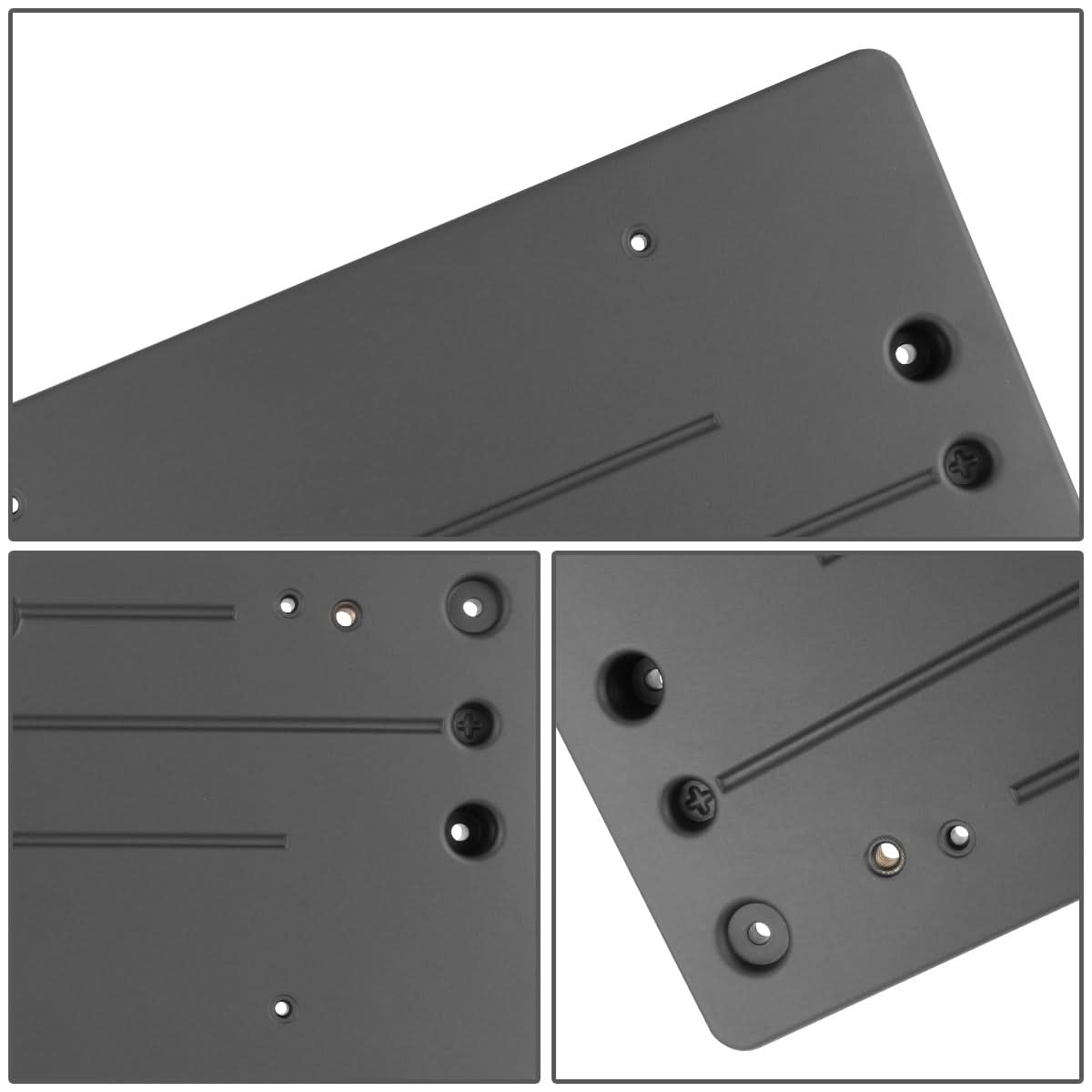 2019-2020 BMW M2 Front License Plate Mounting Bracket - Black