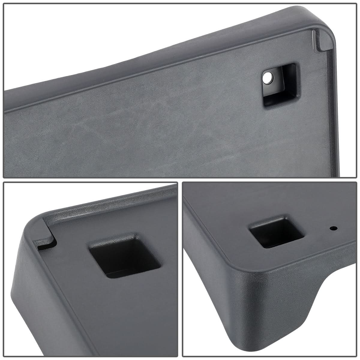 06-10 Dodge Charger Front License Plate Mounting Bracket - Black