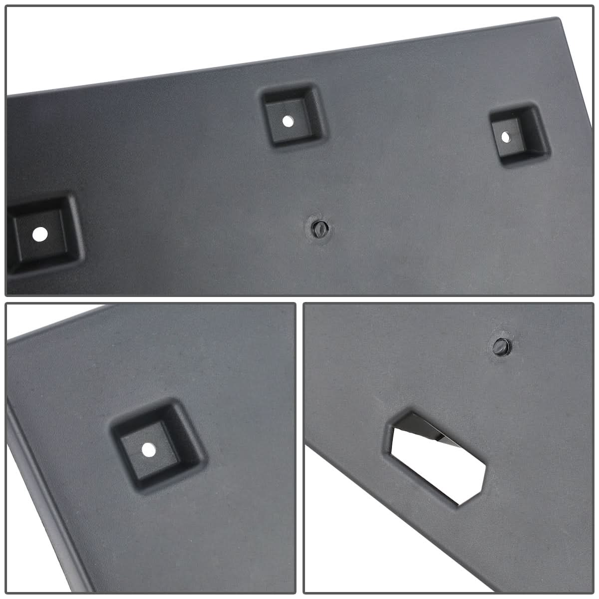 2015-2018 Jeep Renegade Front License Plate Mounting Bracket Black
