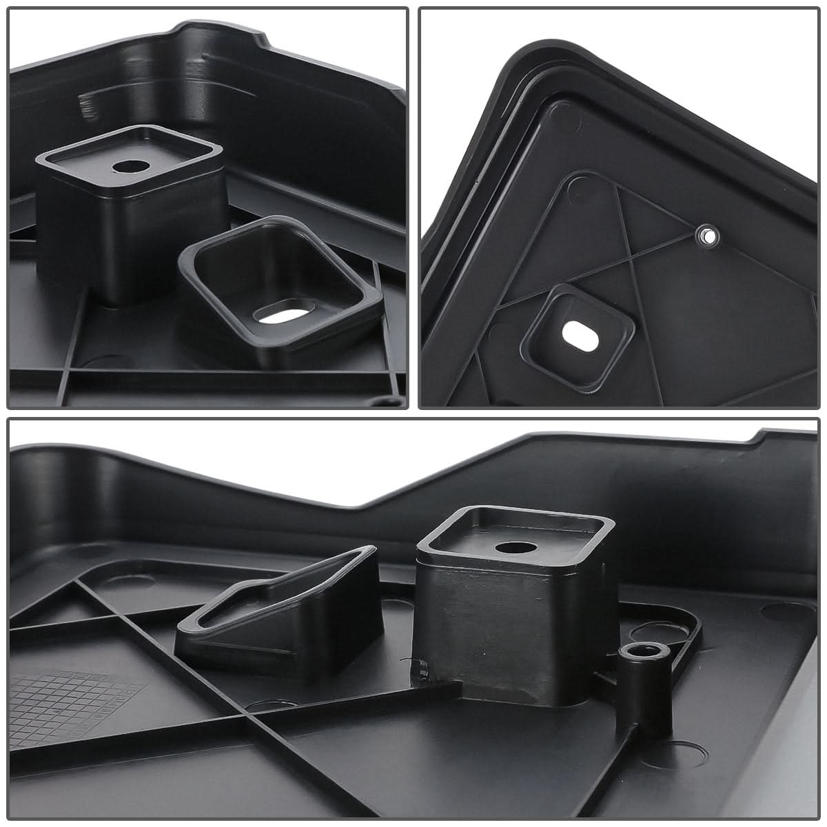 11-17 Jeep Compass Front License Plate Mounting Bracket - Black