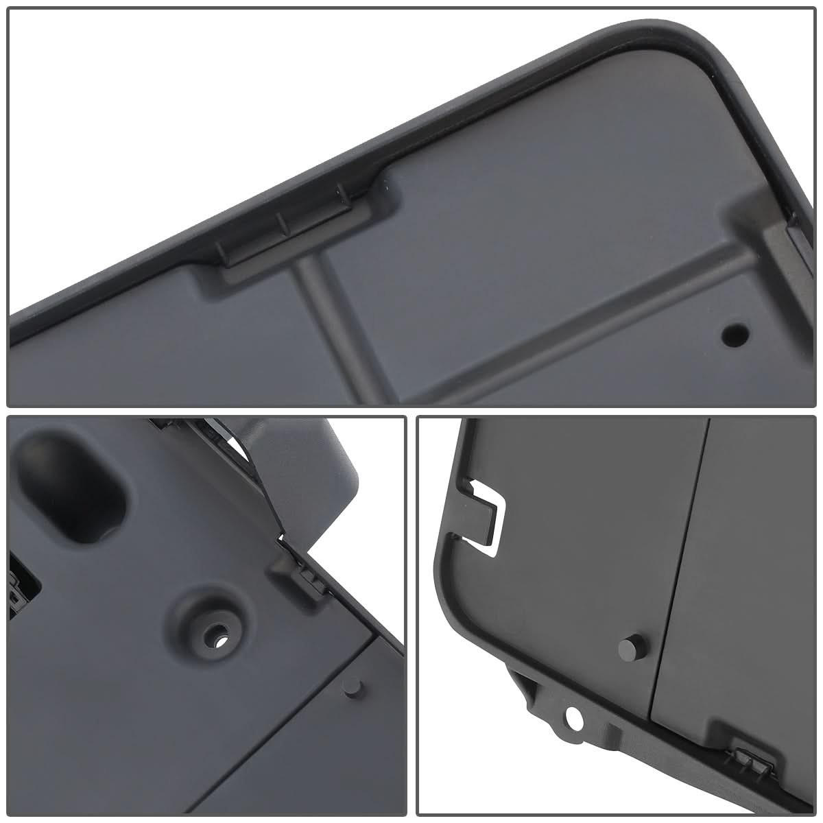 2007-2016 Jeep Wrangler Rear License Plate Mounting Bracket - Black