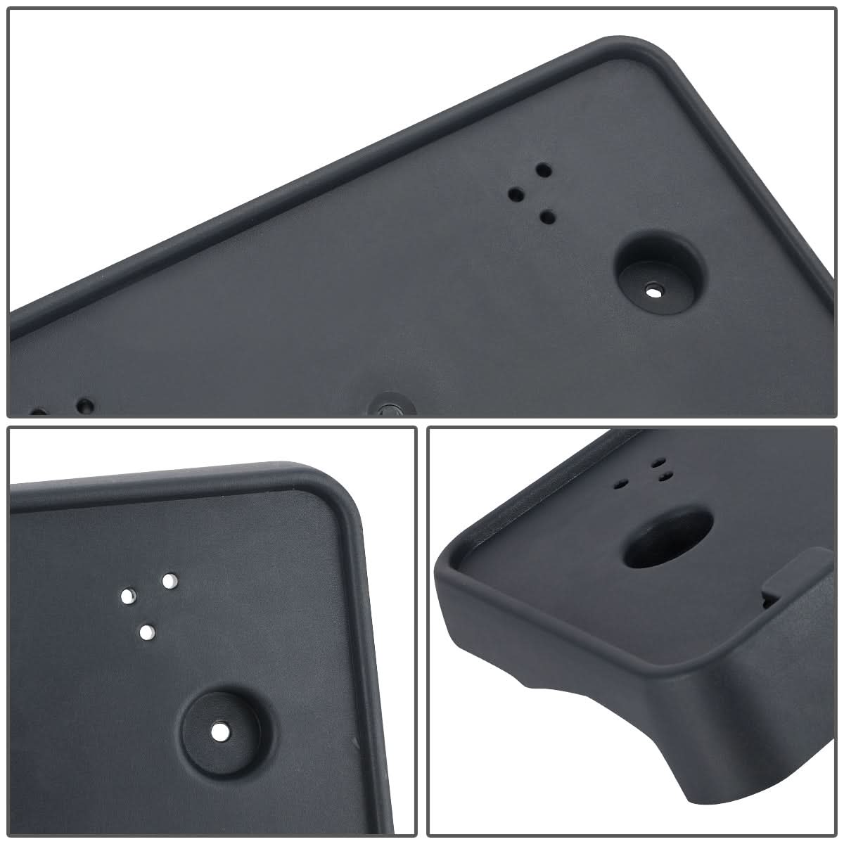 11-15 Ford Explorer Front License Plate Mounting Bracket Black