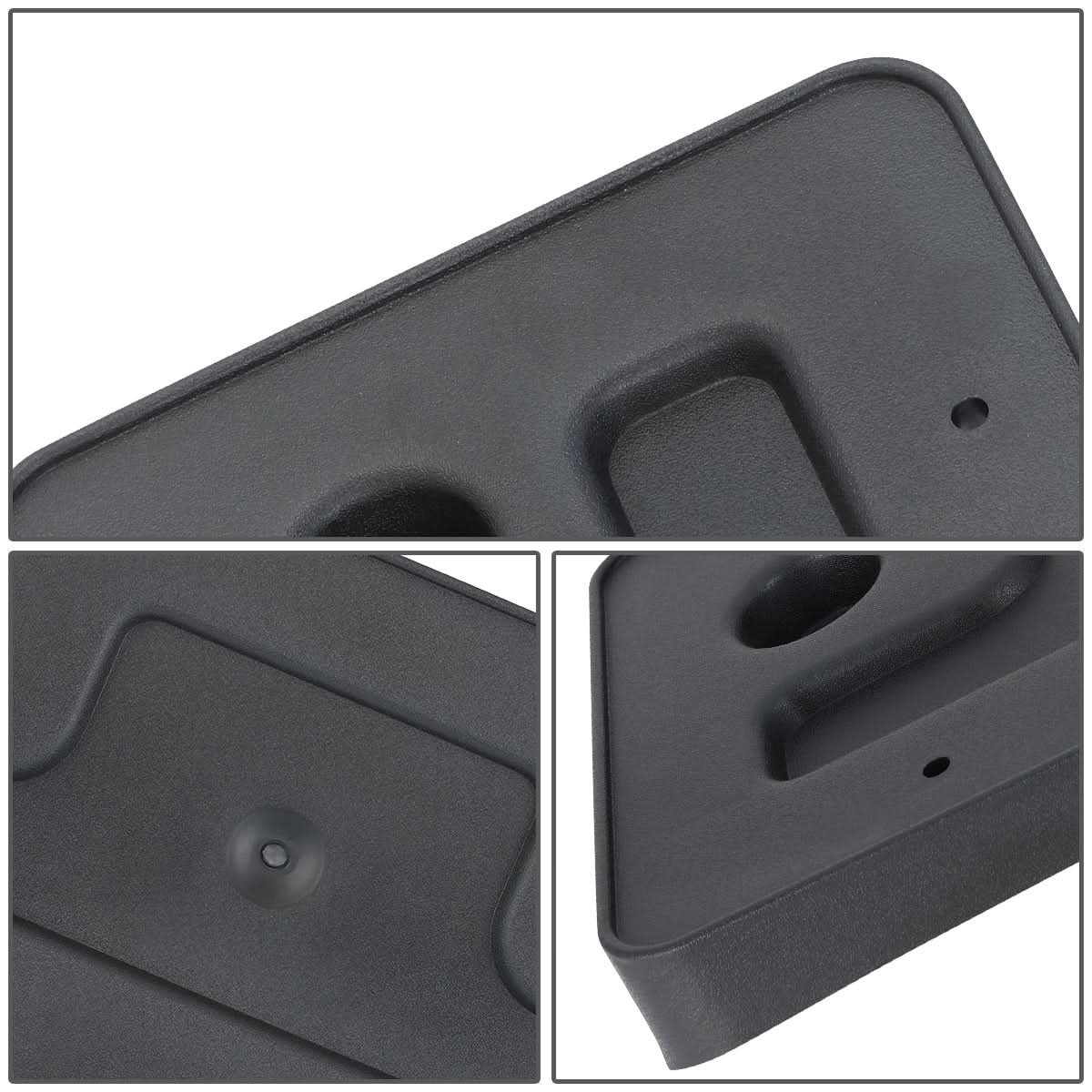 2013-2014 Ford Mustang Front License Plate Mounting Bracket - Black
