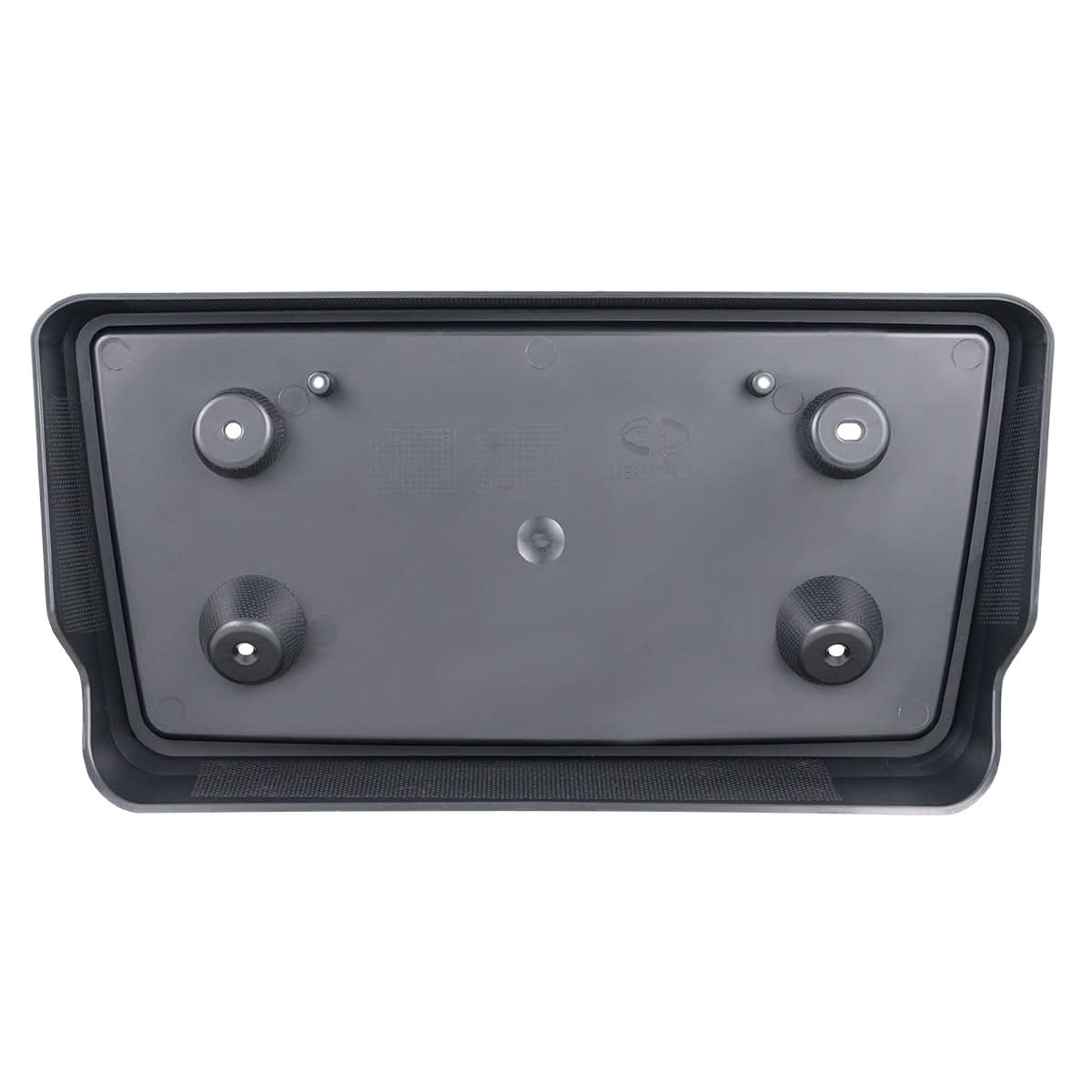 07-14 Cadillac Escalade License Plate Mounting Bracket Front Black