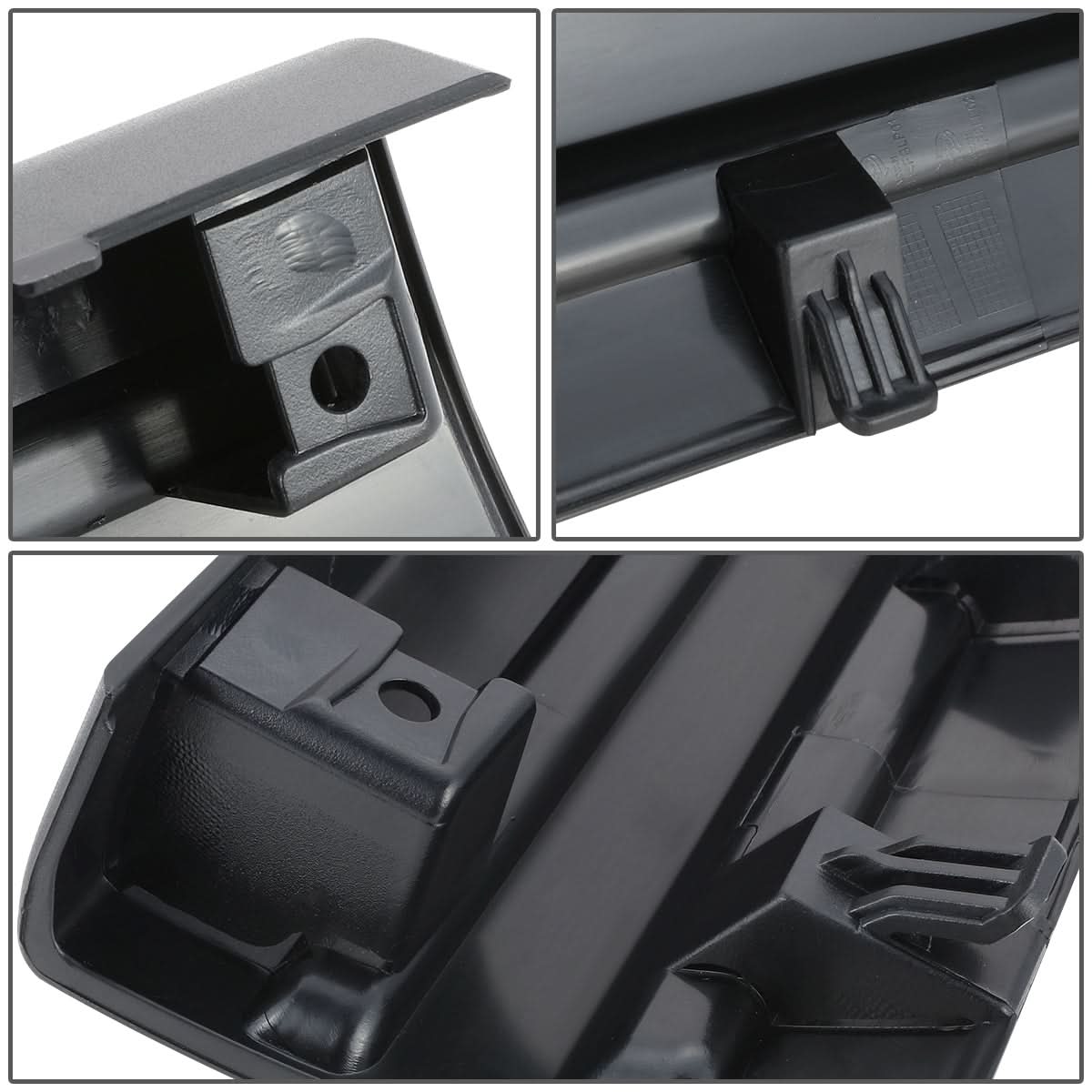 2014-2015 GMC Sierra 1500 Front License Plate Mounting Bracket - Black