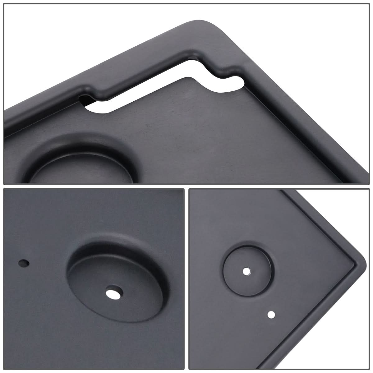 2015 Cadillac Escalade Front License Plate Mounting Bracket - Black