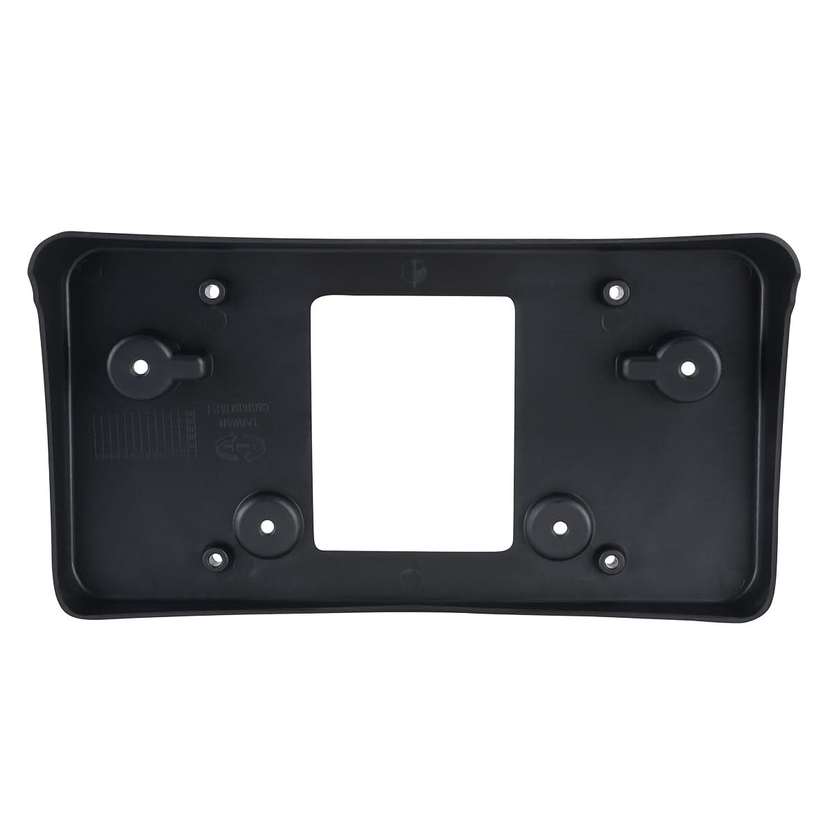 16-18 Cadillac CT6 Front License Plate Mounting Bracket - Black