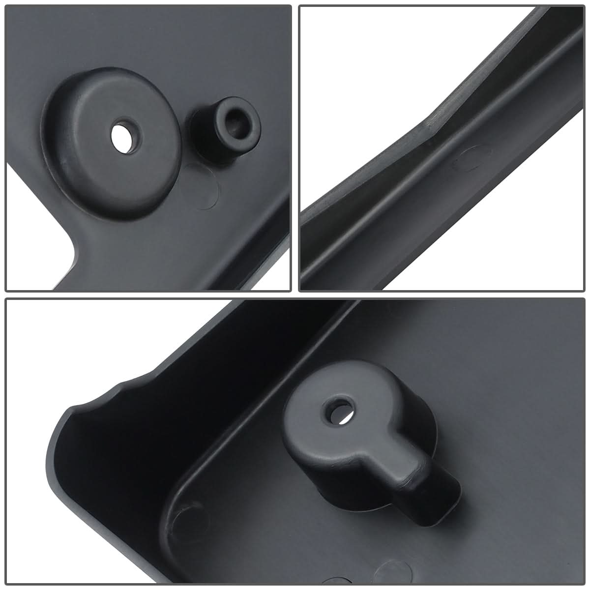 16-18 Cadillac CT6 Front License Plate Mounting Bracket - Black