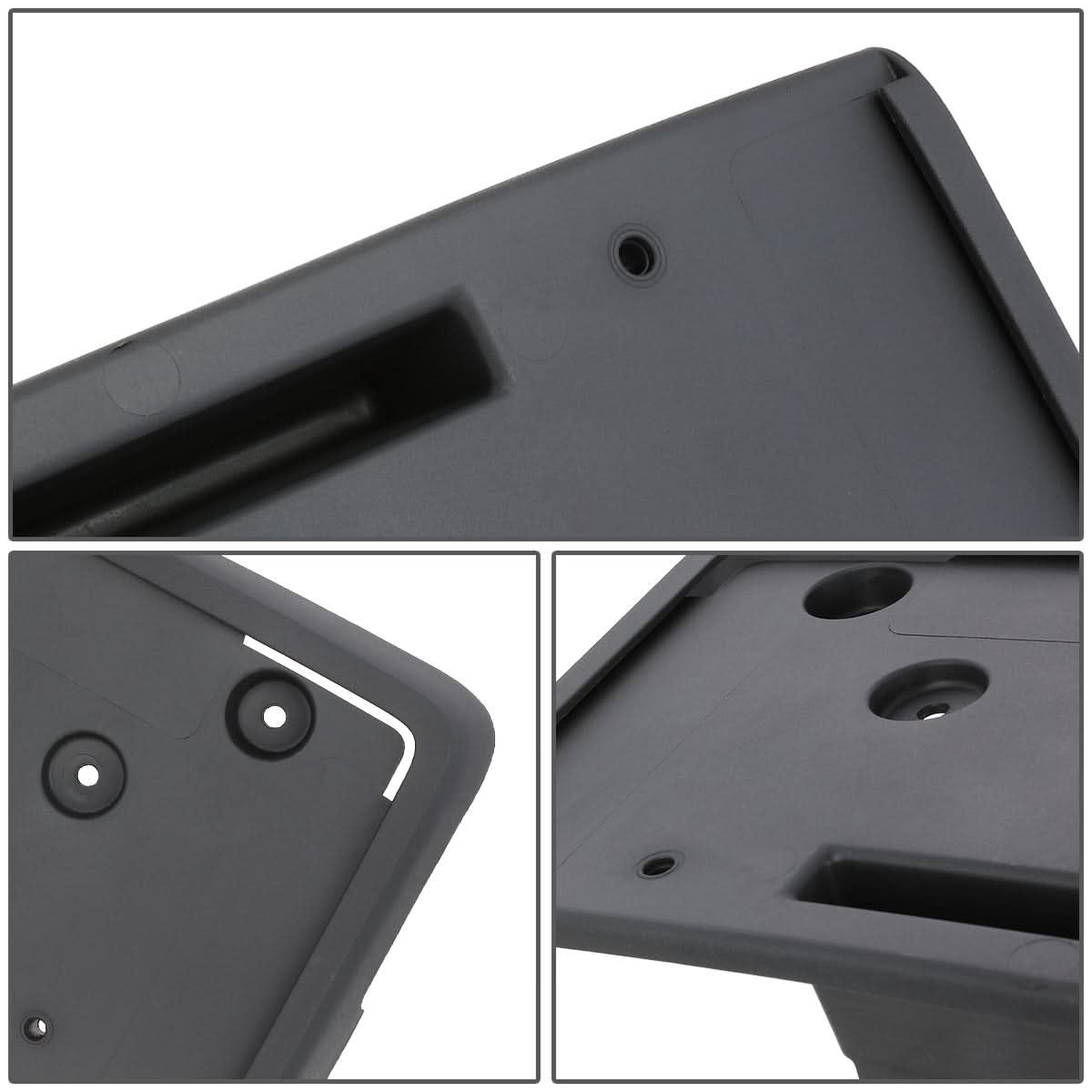 2014-2017 Buick Regal Front License Plate Mounting Bracket - Black