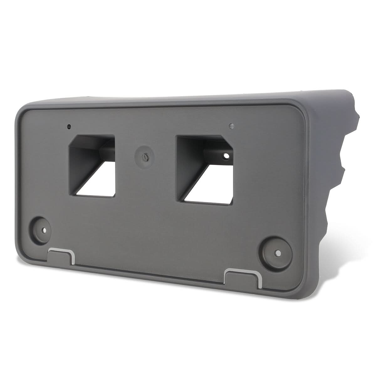 License Plate Mounting Bracket - Front - Black
