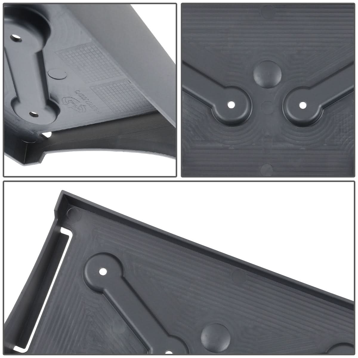 17-20 Chevrolet Colorado Front License Plate Mounting Bracket Black