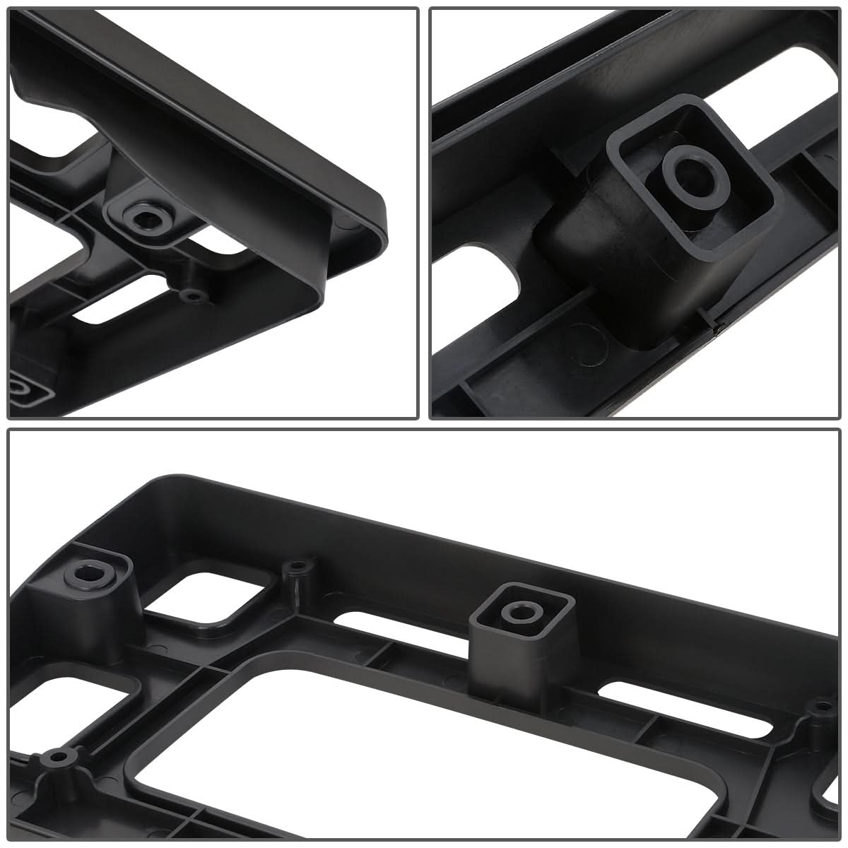 2019-2021 Honda Pilot Front License Plate Mounting Bracket - Black