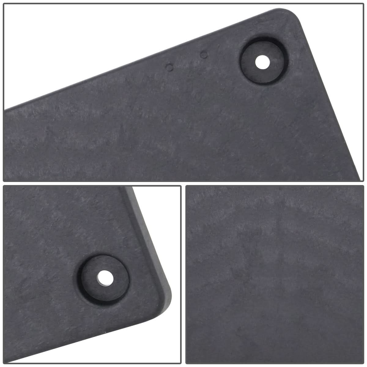 2015-2016 Kia Rio Front License Plate Mounting Bracket - Black