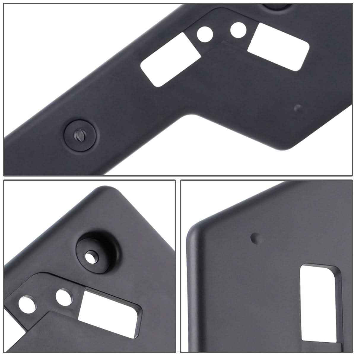 2007-2009 Lexus ES350 Front License Plate Mounting Bracket - Black