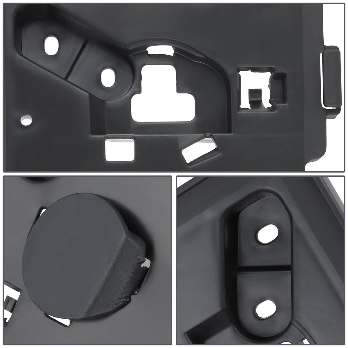 2010 Mazda 3 I Model Front License Plate Mounting Bracket - Black