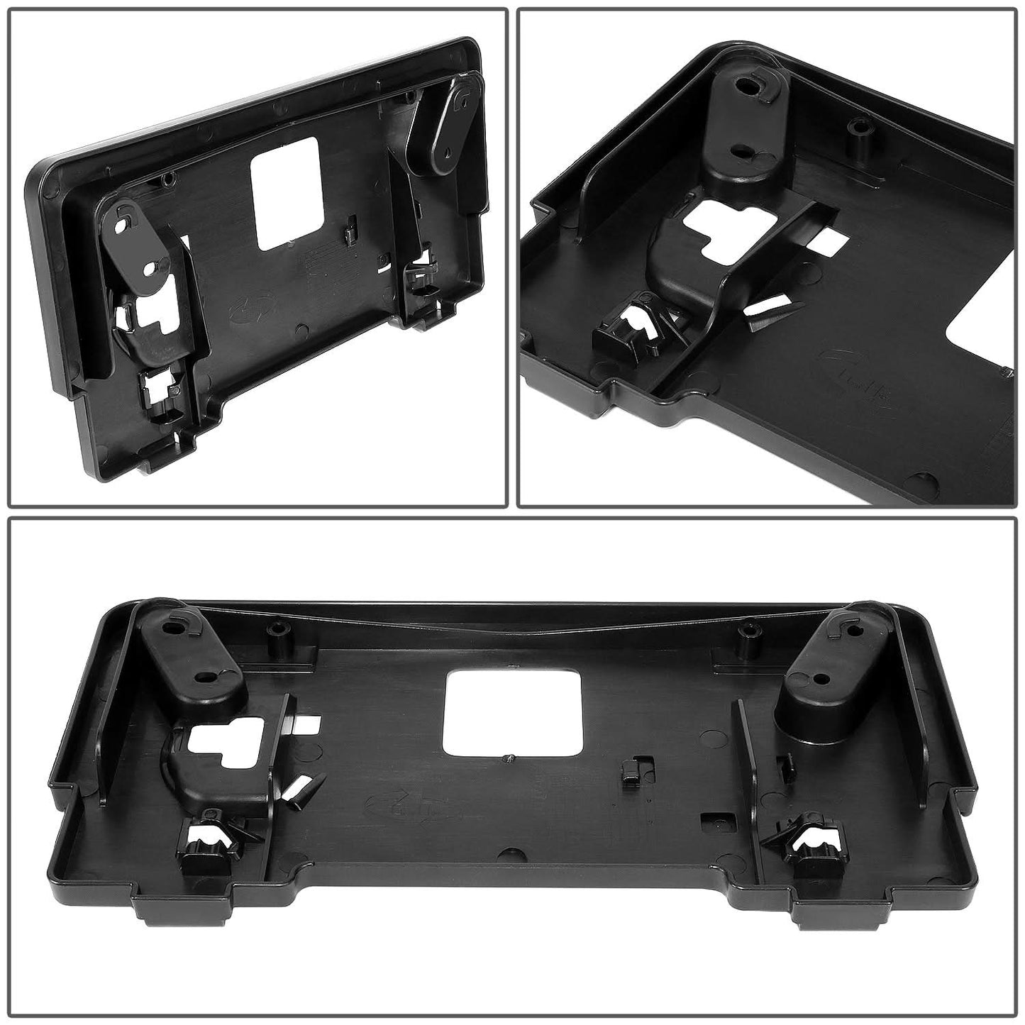 2012-2013 Mazda 3 Front License Plate Mounting Bracket Black