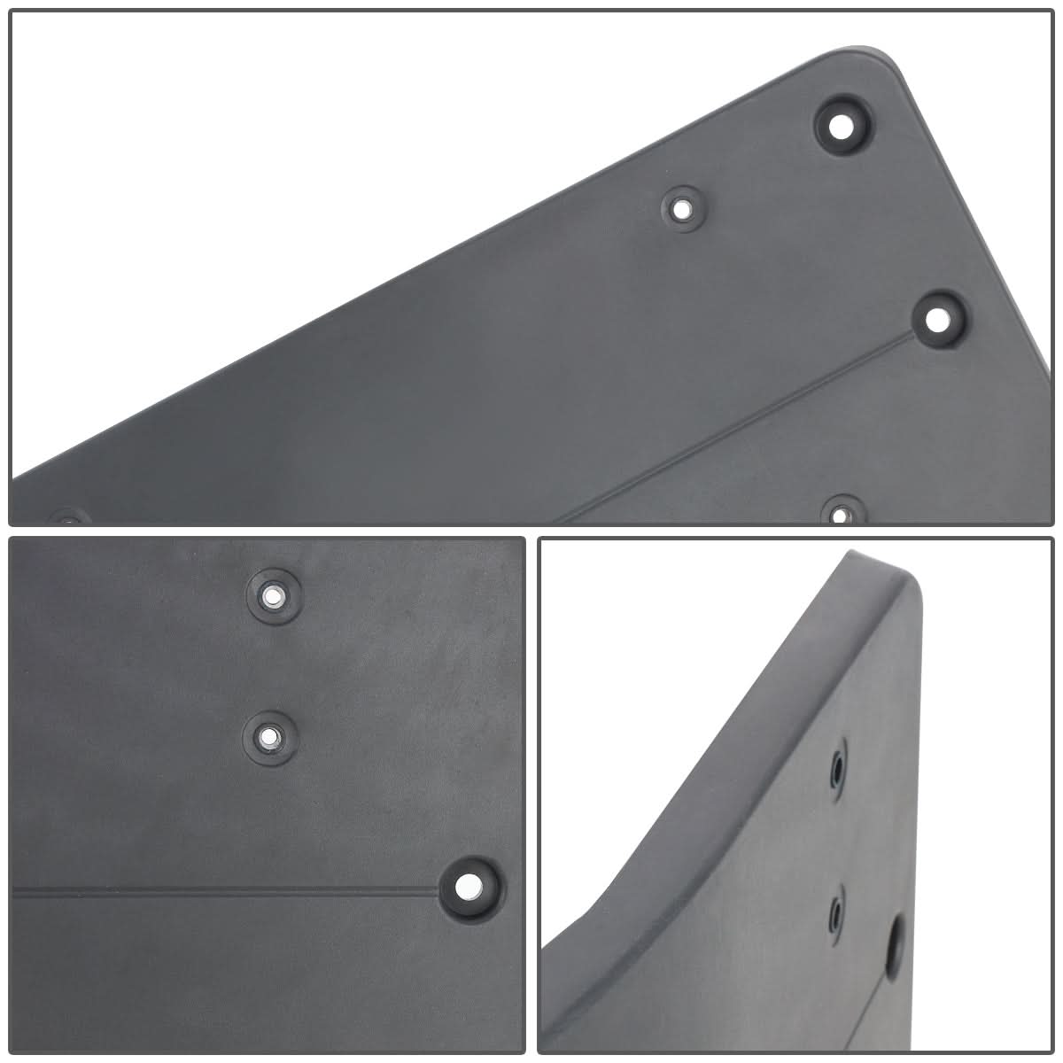 07-09 Mercedes E-Class Front License Plate Mounting Bracket Black