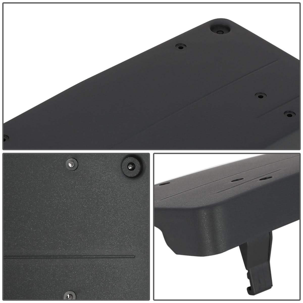 08-11 Mercedes C-Class Front License Plate Mounting Bracket - Black