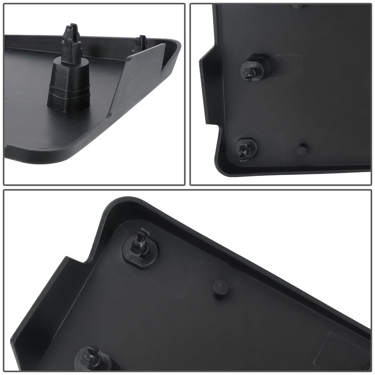 2016-2019 Mercedes GLC300 AMG Style Front License Plate Bracket - Black