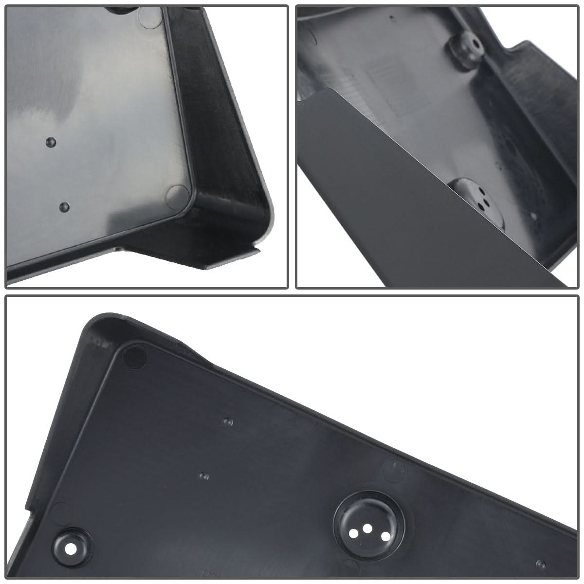 12-14 Mercedes CL63 AMG Front License Plate Mounting Bracket Black
