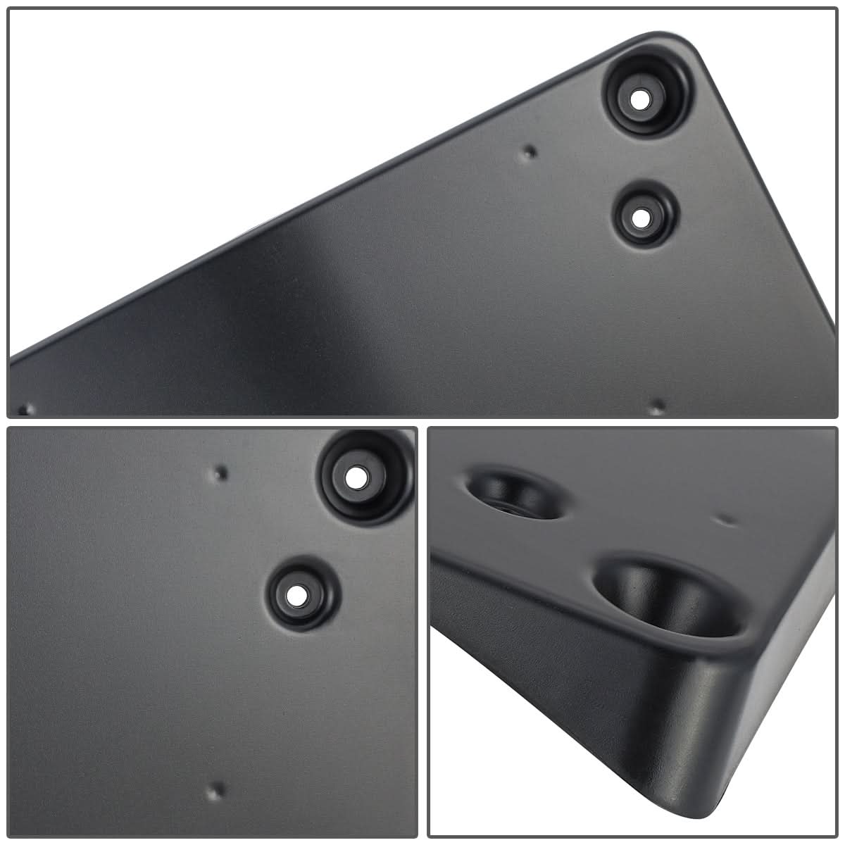 2017-2019 Mercedes GLS63 AMG Front License Plate Mounting Bracket Black