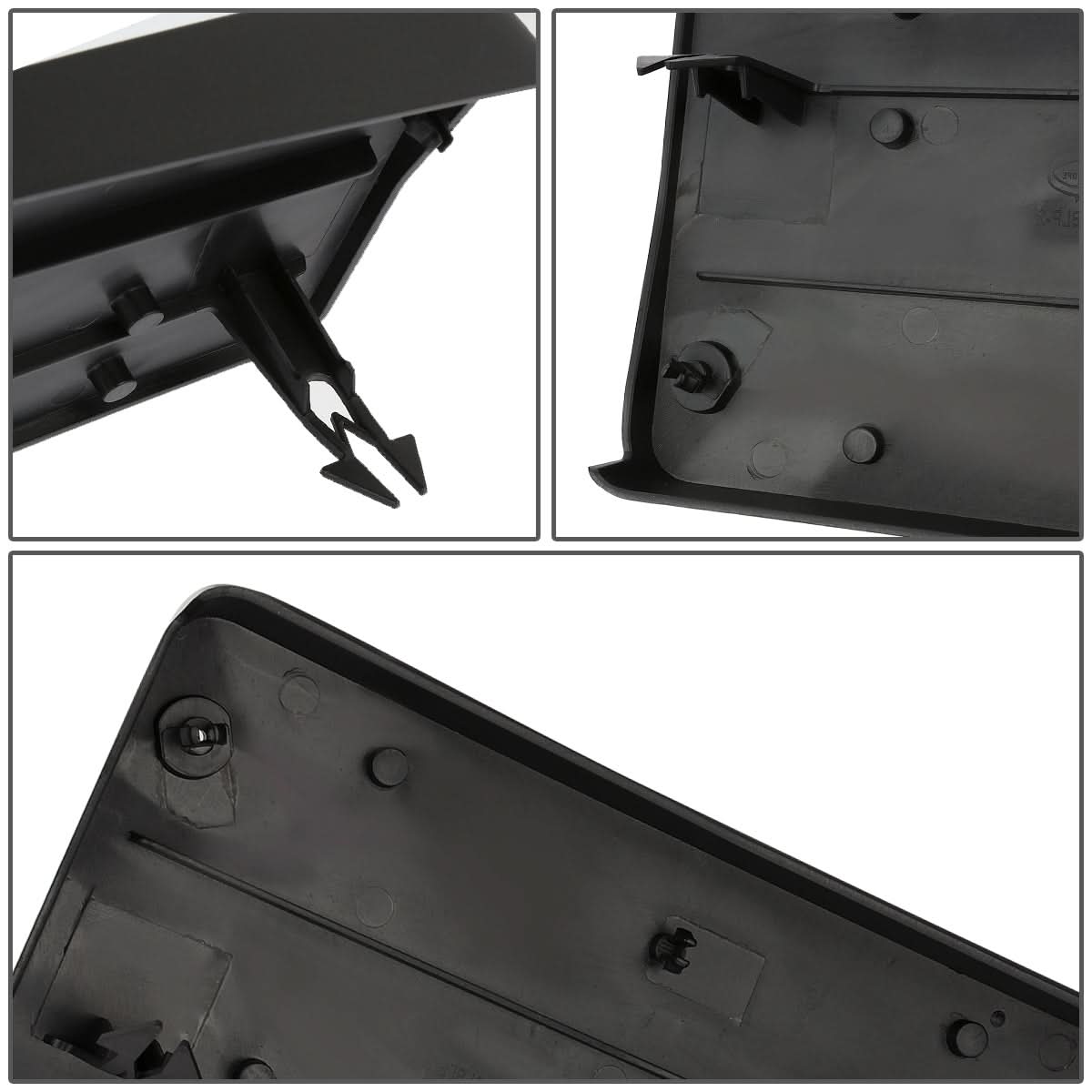 2019-2020 Mercedes C300 Front License Plate Mounting Bracket Black