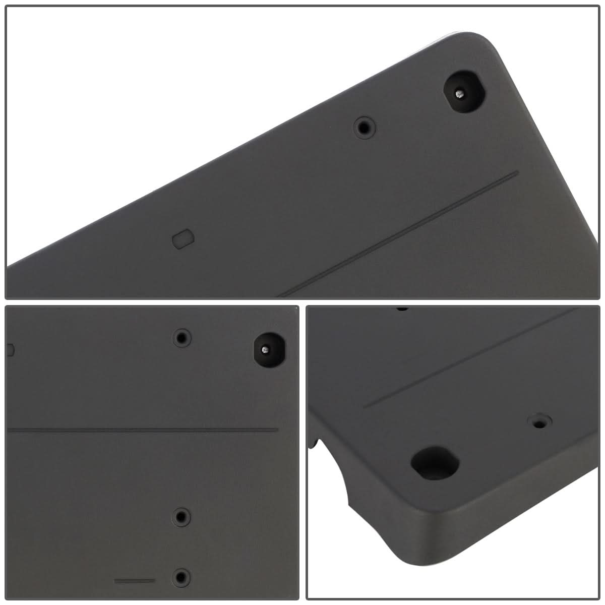 2020-2021 Mercedes GLC300 Front License Plate Mounting Bracket Black