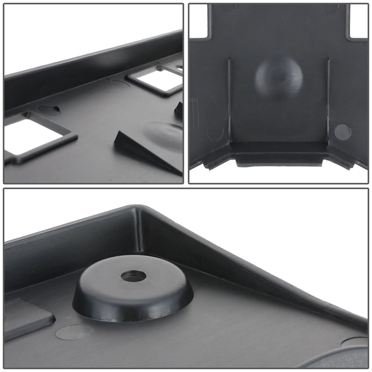 13-15 Nissan Sentra Front License Plate Mounting Bracket - Black