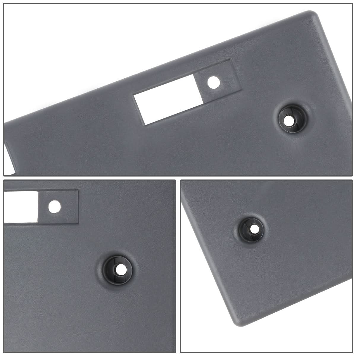 2014-2016 Nissan Rogue Front License Plate Mounting Bracket - Black