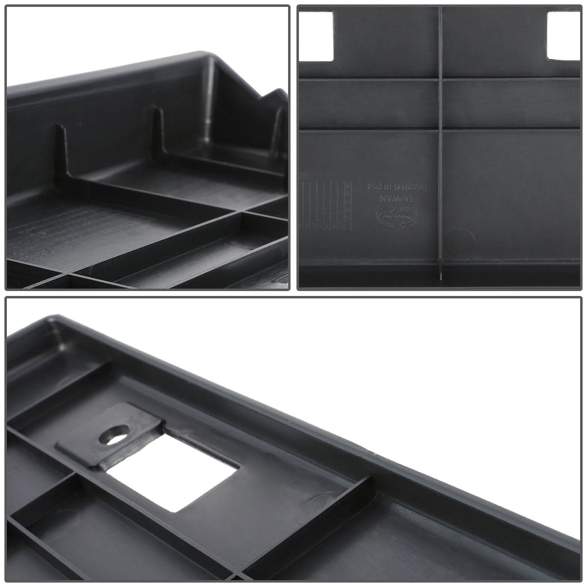 2014-2016 Nissan Rogue Front License Plate Mounting Bracket - Black