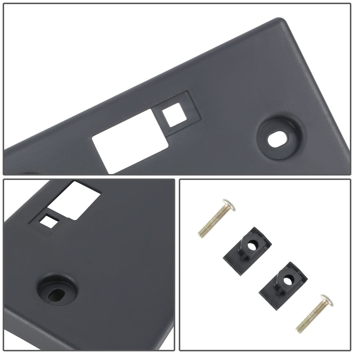2013-2018 Nissan NV200 Front License Plate Mounting Bracket - Black