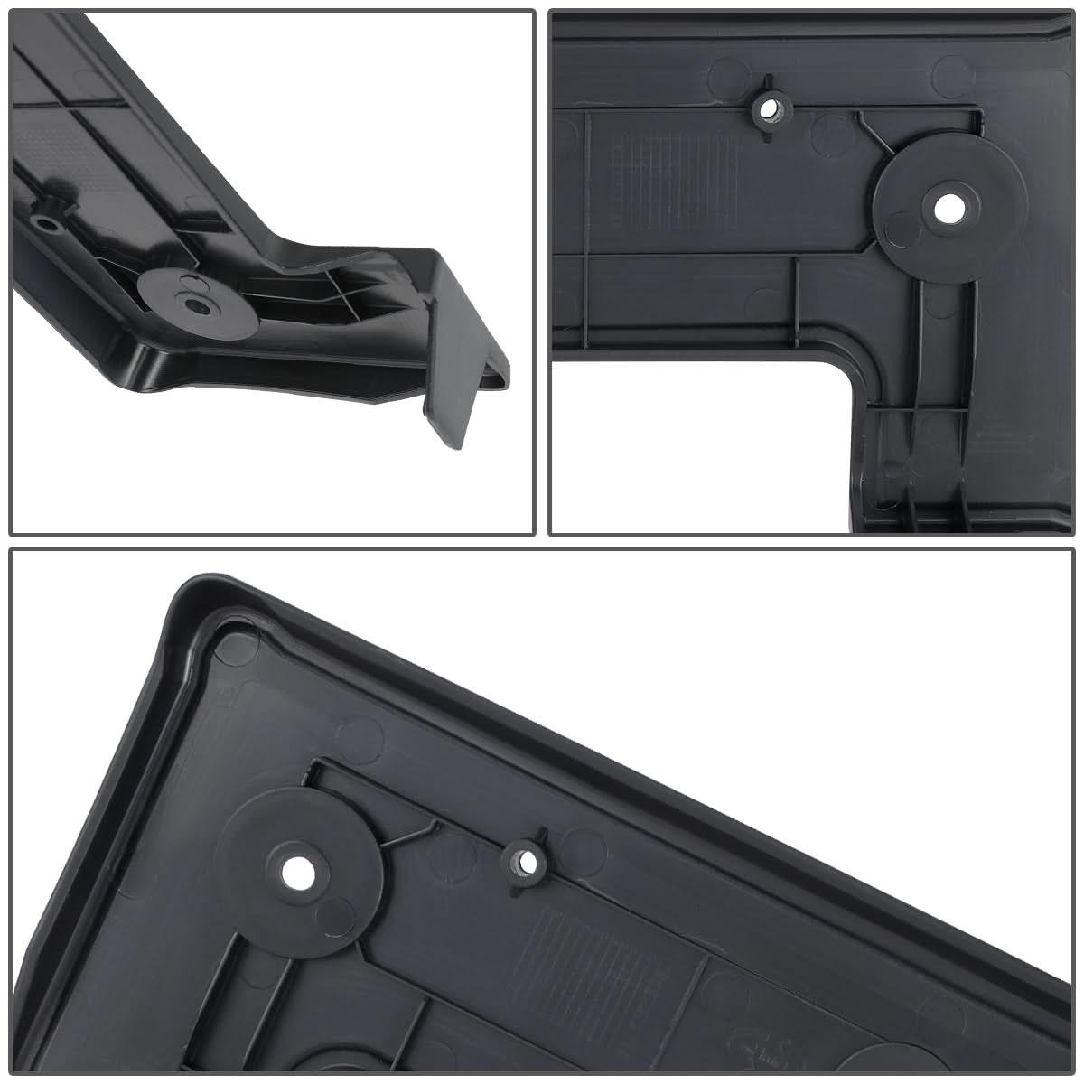 2013-2017 Nissan Leaf Front License Plate Mounting Bracket - Black