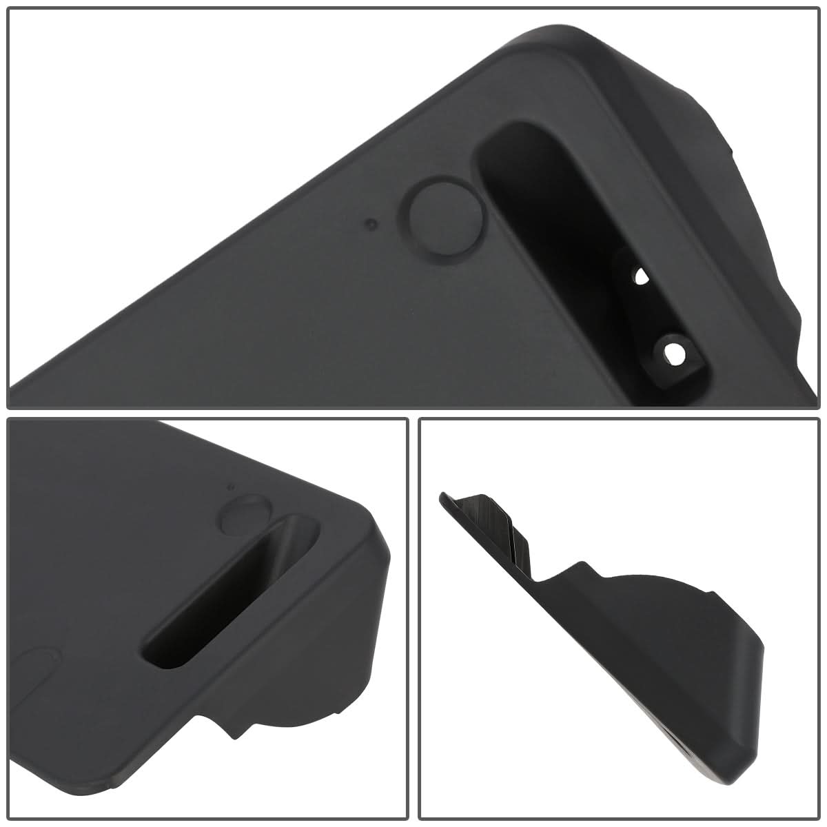 2015-2018 Porsche Macan Front License Plate Mounting Bracket - Black