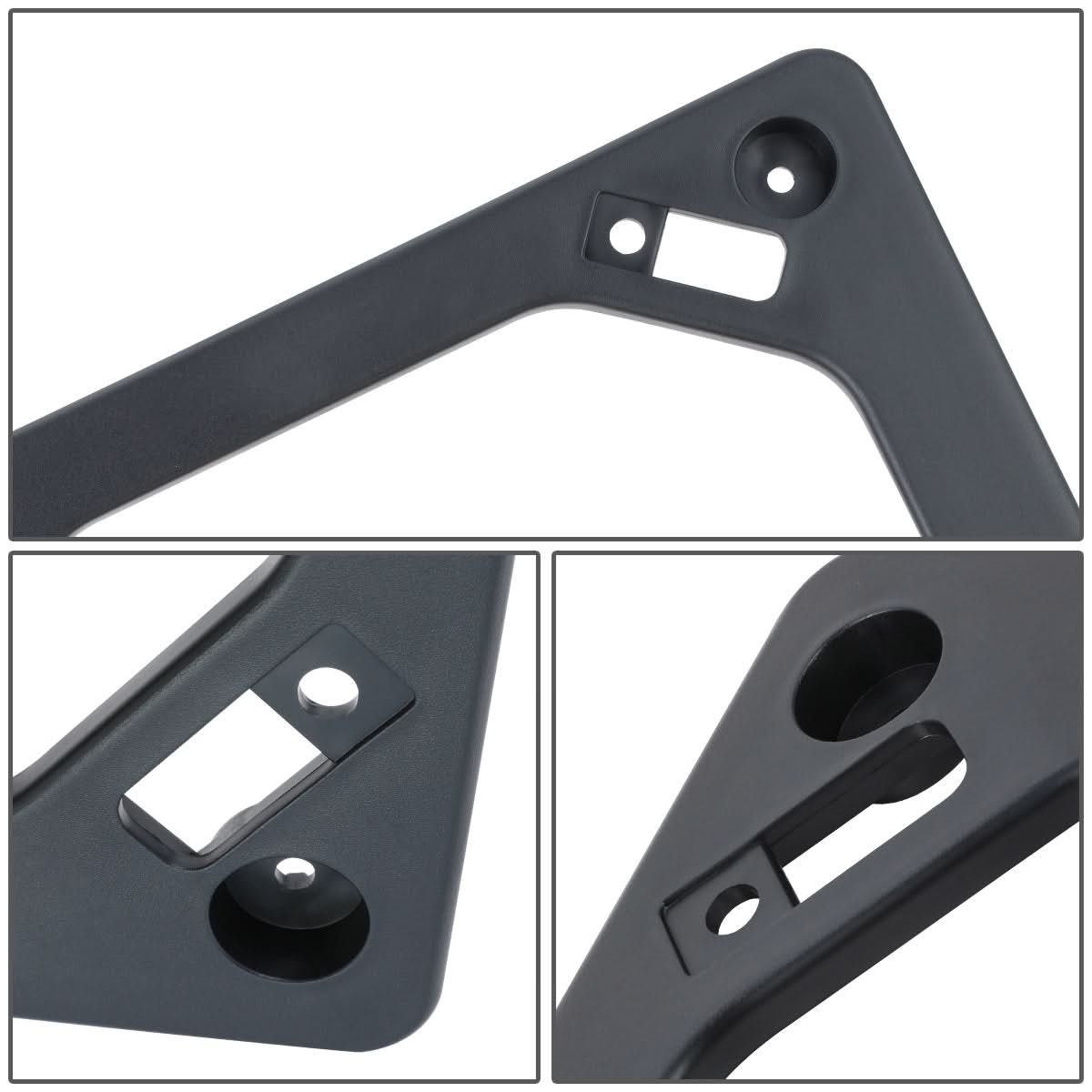 2010-2011 Toyota Prius Front License Plate Mounting Bracket - Black