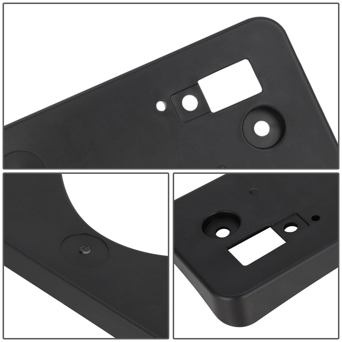 2009-2011 Toyota Yaris Front License Plate Mounting Bracket Black